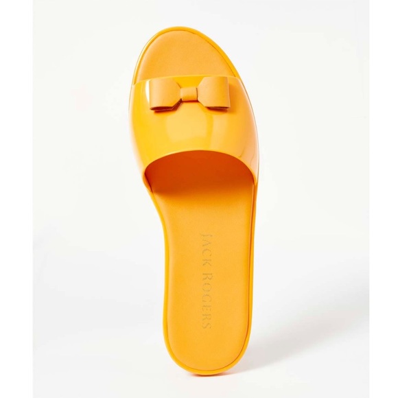 Jack Rodgers Mango Patricia Bow Accent Jelly Slide Woman’s Size 7 - Picture 5 of 7